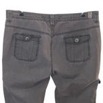 Levi's Levi’s Capri Cargo Pants Jeans Sz 12 Green Cotton Faded Photo 5