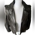 Zadig & Voltaire Black Leather convertible Biker Jacket Photo 2