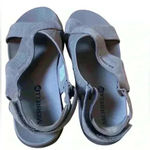 Merrell Around Town Sunvue Leather Strap Sandals in Stone Size 7 Comfort Shoes Photo 5