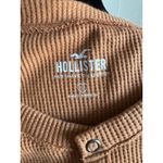 Hollister Womens Top Sz S Must Have Collection Waffle Weave Henley Crop Knit Photo 5