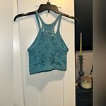 NWOT FREE PEOPLE Movement Happiness Runs Floral Crop Tank Photo 3