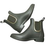 Jack Rogers  Sallie Women’s Size 6 Green Chelsea Rubber Ankle Rain Boots Shoes Photo 7