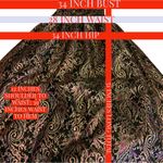 VINTAGE 1980'S VICTOR COSTA PINK, BLACK & GOLD METALLIC PRINT DRESS W/SHAWL (8) Pink Photo 13