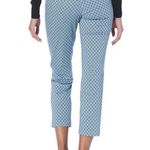 NYDJ Pants Womens 20W Everyday Trouser Capri Lift Tuck Technology Geometric Blue Photo 13