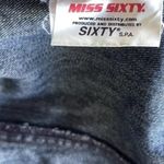 Miss Sixty Vintage Denim Jacket Women’s Sz Large Blue Distressed Made In Italy Photo 13