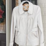 Anthropologie Tulle Cream Peacoat L like M Photo 1