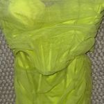 Oh Polly  Neon Lime Green Midi Dress Photo 2