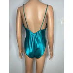 Victoria's Secret Vintage Victoria’s Secret Gold label Satin Lace Lingerie Teddy size S Teal/Black Photo 1