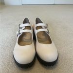 Urban Outfitters Women's White Mary Jane Shoes Photo 2