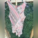 Nic+Zoe  Multi Print Tunic Tank Blouse Top Size Medium Photo 6