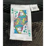 Queen of Sparkles black sequin puff sleeve rainbow paillette dress Size M Photo 2