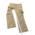 Old Navy VTG Pants Women 12 Brown Cargo Camo Grunge Skater Wide Leg Y2K Bow Photo 2