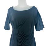 Connected Apparel  Faux Wrap Flutter Sleeve Jersey Cocktail Dress Sz 6 Photo 1