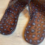 Anthropologie Matisse Jelly Slide Sandals Tortoise Leopard Print Brown Size 9 Photo 6
