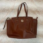 Dooney & Bourke Brown Leather Tote Bag Photo 0