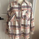 ZARA  Plaid Women's Jacket in Pink and Cream Photo 0