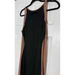 JLUXLABEL Black The Hills Contrast Sheer Panel Illusion Bodycon Midi Dress XXL Photo 2