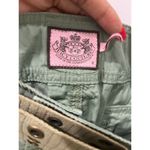 Juicy Couture Vintage  Army Green Cargo Bermuda Belted Shorts Sz 8 Photo 5