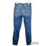 Paige Verdugo Ankle Length Distressed Medium Wash Blue Jeans Skinny Size 24 Photo 2