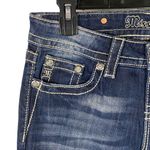 Miss Me NWT Miss Me Jeans Womens Size 26 Boyfriend Ankle Denim Embellished Flap Pockets Photo 3