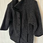 Talbots  cardigan Sweater gray black womens size small buttons business … Photo 7