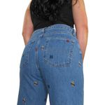 Tommy Hilfiger 1990s Vintage High Rise Straight Mom Jeans Patches Size 10 34" Photo 1
