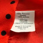J.Crew Factory Red Optic Graphic Dot Sheath Dress Photo 6