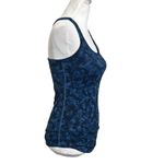 Lululemon Mystic Jungle Hawk Studio Racerback Tank Women’s XS Harbor Blue Photo 2