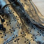 Burberry  Prorsum Large Calfskin Gold Studded Warrior Bag Leather Metallic Photo 2