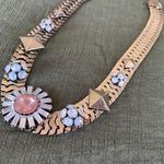 Bohemia rhinestone zircon golden alloy snake necklace punk retro Gold Photo 1