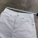 ZARA Harper heritage distressed white Jean shorts Photo 1