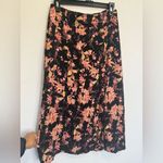 Free People  Retro Love Printed Button-Front Midi Skirt WOMENS 6 Photo 2