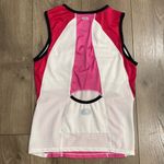 SUGOI Cycling Sleeveless Jersey Pink And White Tank Size‎ Large Photo 4