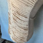 Sachin + Babi Cream Silk Sheet XS Sleeveless Party Cocktail Sheer Mesh Shoulder Photo 4