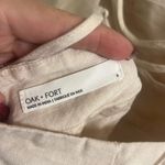 ✨OAK + FORT LINEN BLEND OPEN BACK MINI SZ 8 DRESS✨ Photo 8