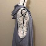 Aeropostale NWOT  Gray Sleeveless Hooded Cardigan L Photo 2