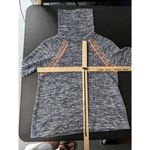 THML  Blue/Gray Turtleneck Sweater Women's Size Medium Photo 4