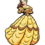 Disney NWT  Parks Belle in Gown FigPin Photo 0