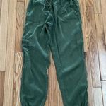 Nicole Miller green drawstring joggers. Size Small Photo 0
