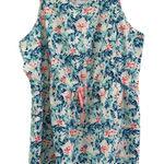 Ocean Coast Tropical Floral Resort Active Beach Dress Size 3X Stretch Pockets Green Photo 0