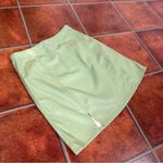 Noisy May Light Green Vegan Leather Mini Skirt Photo 1