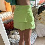 Athleta  neon yellow golf athletic skirt Photo 4