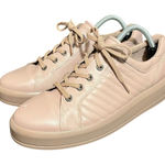 Ecco  Soft 9‎ II Size 11 42 Tie Leather Upper Sneaker Women's Quilted Rose Shoe Photo 0