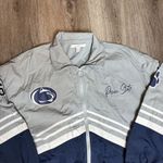 Women's WEAR by Erin Andrews Gray Penn State Nittany Lions Vintage Zip Up Jacket Size L Photo 1