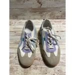Shu Shop Sneakers Women's Size 41 10 Lace Up Tennis Shoes White Blue Purple Photo 2