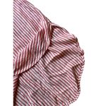 Beach lunch lounge pink and white striped tunic Pink Size XS Photo 3