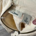 L.L.Bean  lightweight zip up oatmeal white jacket XS Photo 3