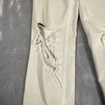 PacSun Jeans 90's Boyfriend Women's Sz 24 Beige Cotton Ripped Knees Distressed Photo 2