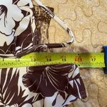 Roidal brand bikini swimsuit featuring a brown and white floral print NWT Size 12 Photo 7