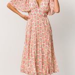 Baltic Born Baltic Brown Floral Midi Dress Photo 0